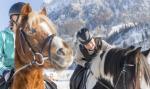 Reiten im Schnee