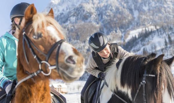 Reiten im Schnee