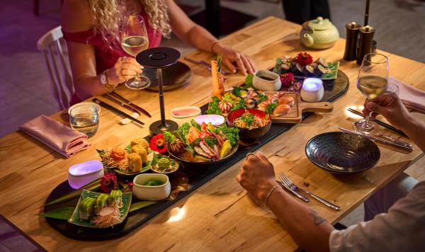 Essen im Spezialitätenrestaurant
