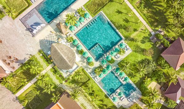 Pools von oben