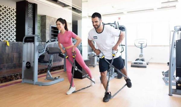 Training im Fitnessraum