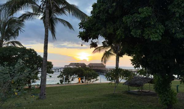 Schöner Sonneuntergang