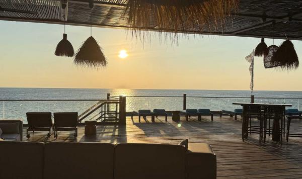 Sonnenuntergang Pier