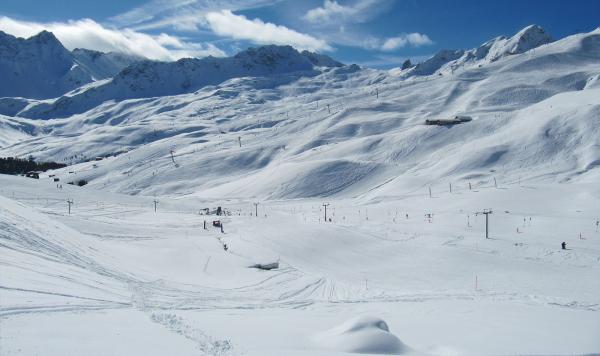 Winterwunderland in den Bergen