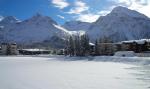 Berglandschaft im Schnee