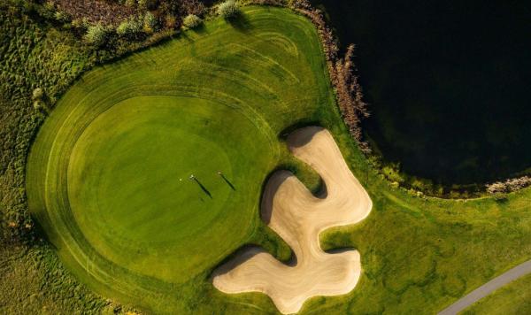 Golfplatz Luftaufnahme