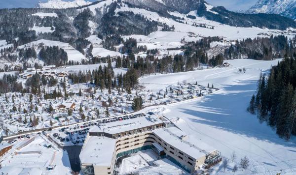 Luftaufnahme im Winter