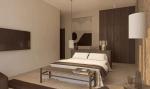 Schlafzimmer mit Doppelbett