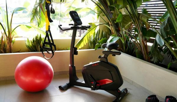 Ausstattung im Fitnessraum