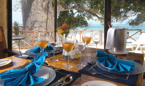 Restaurant mit Meerblick