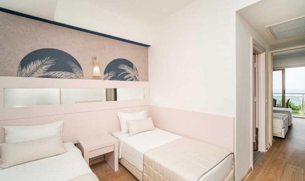 Schlafzimmer mit Twinbetten