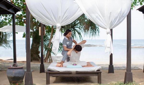 Thai-Massage am Strand