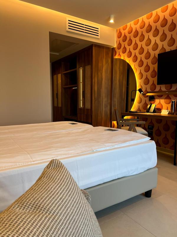 Bett im neuen Zimmer