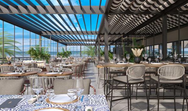 Restaurant mit neuer Terrasse