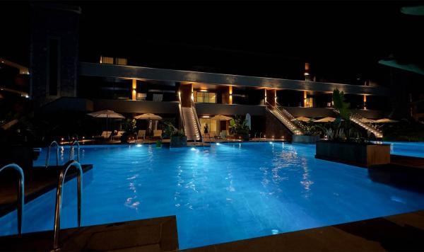 Abendstimmung Pool
