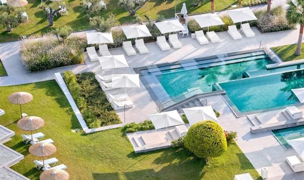 Kinderpool Luftaufnahme