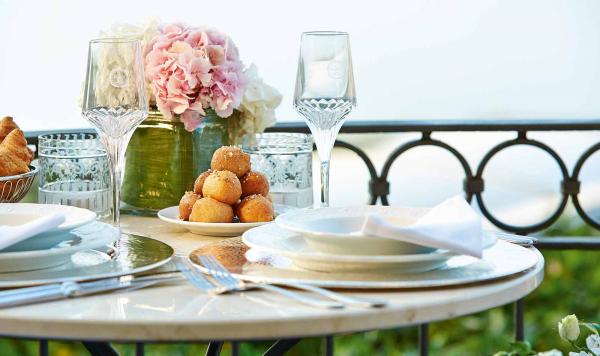 Essen mit schönen Ausblick