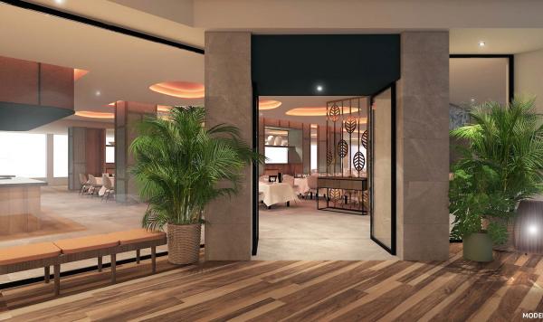 Eingang zum Restaurant