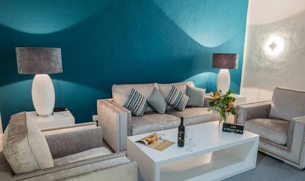 Sitzecke in Hotelsuite