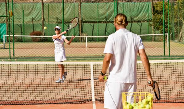 Tennis spielen