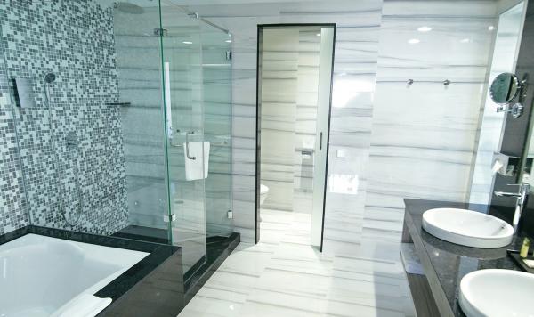 Badezimmer in der Präsidenten Suite