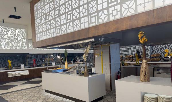 Restaurant mit Buffet