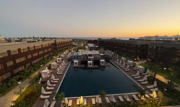 Sonnenuntergang im Club