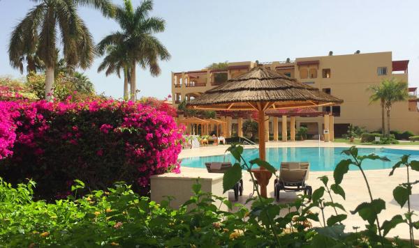 Blick auf den Poolbereich