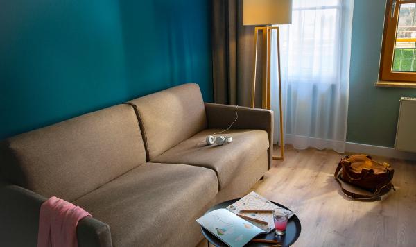 Familienzimmer Sitzgelegenheit
