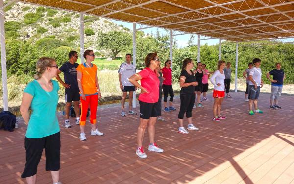 Das Cluburlaub-Team beim Zumba