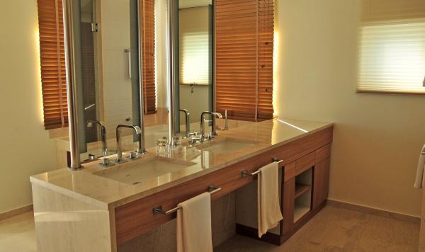 Badezimmer in der Suite