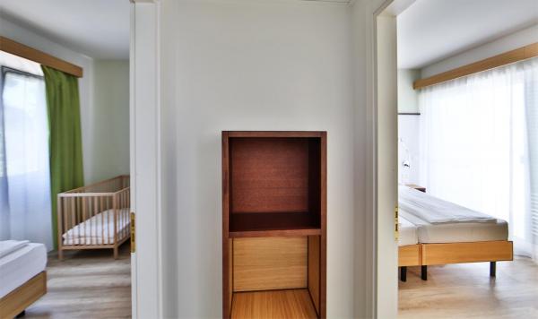 Blick in ein Hotelzimmer