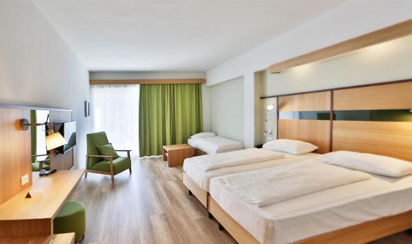 Wohnbeispiel mit Doppel- und Einzelbett