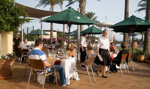 Essen auf der Terrasse