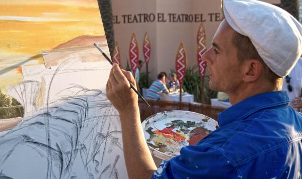 Malen im Robinson Club Cala Serena