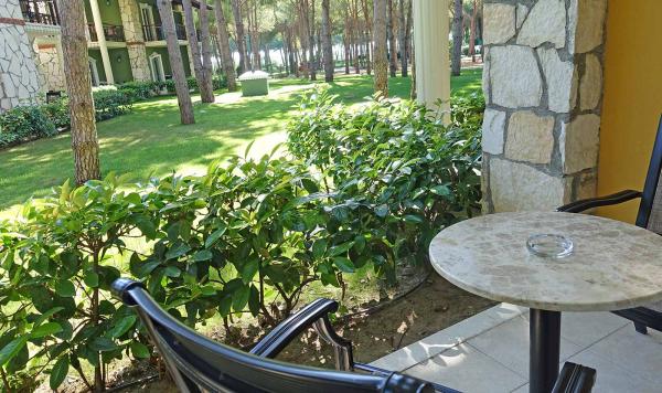 Terrasse im Doppelzimmer