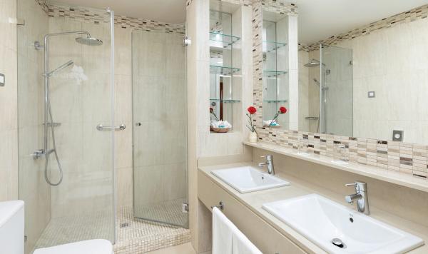 Badezimmer in der Suite