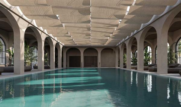 Pool mit Überdachung