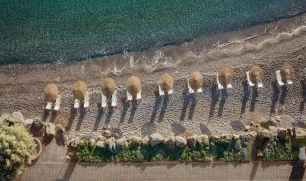 Strand Luftaufnahme