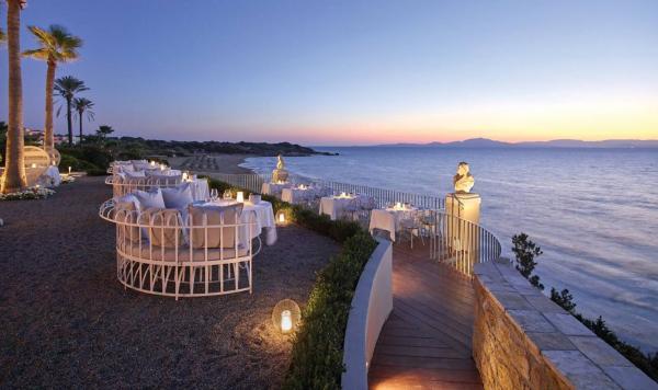 Restaurant mit Meerblick