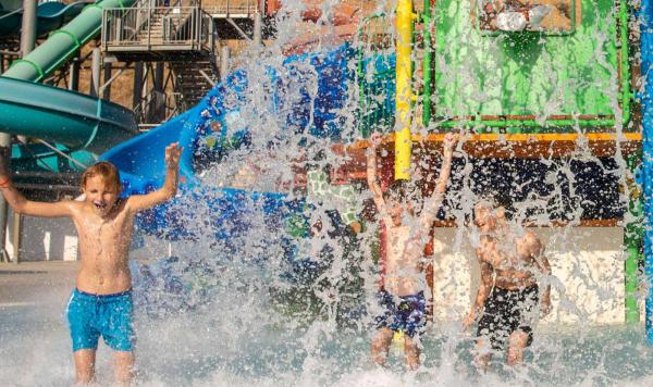 Spaß beim Planschen