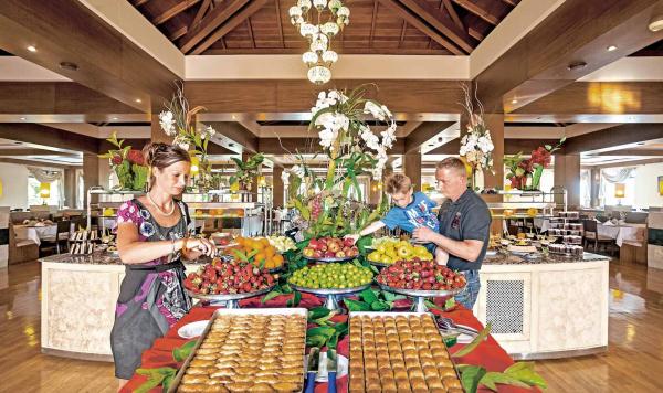 Reichhaltiges Buffet