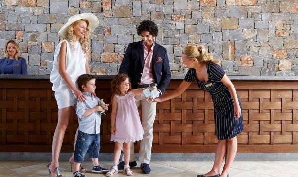 Liebevolle Begrüßung