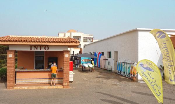 Infocenter beim Wassersport