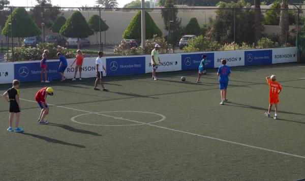 Spaß beim Fußball spielen