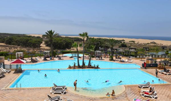 Blick auf den Poolbereich