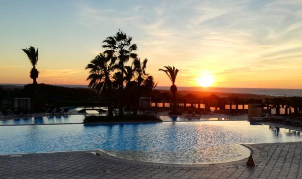 Sonnenuntergang über dem Meer