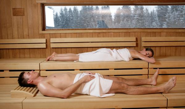 Entspannen in der Sauna