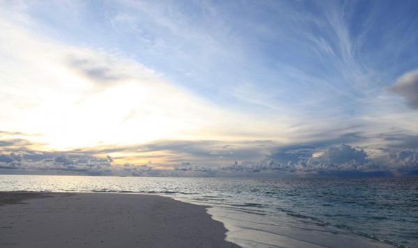 Himmel über den Malediven