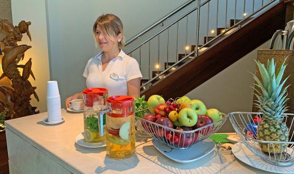 Erfrischung im Wellness Spa